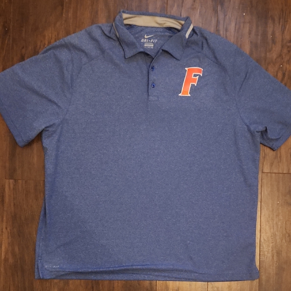 Nike Men's Blue Polo Shirt